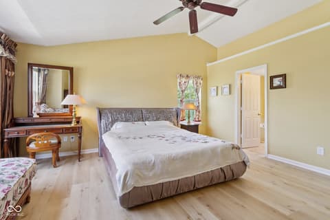 Primary bedroom at 4017 Ivory Court, Carmel, IN