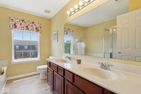 Primary bathroom at 4017 Ivory Court, Carmel, IN