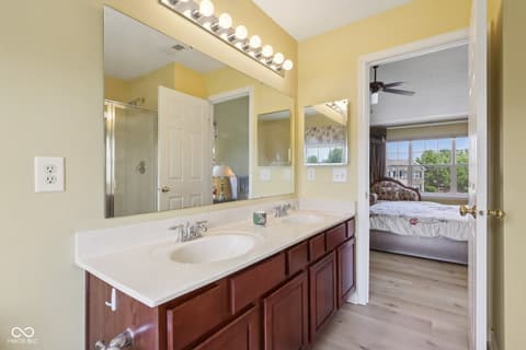 Primary bathroom at 4017 Ivory Court, Carmel, IN