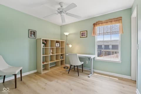 Home office at 4017 Ivory Court, Carmel, IN
