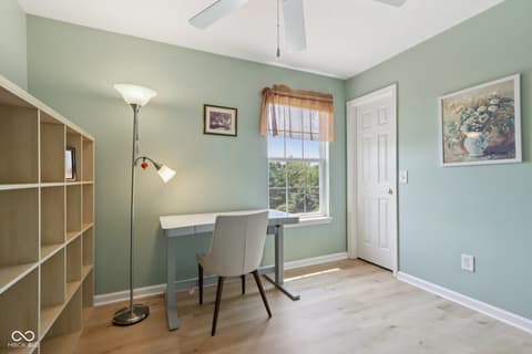 Home office at 4017 Ivory Court, Carmel, IN