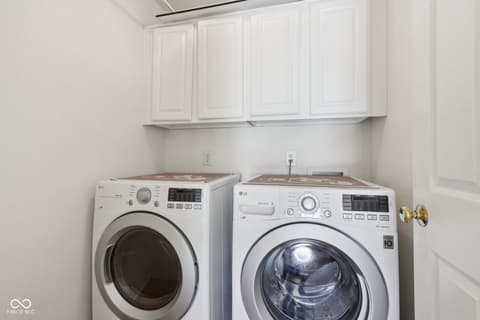 Laundry room at 4017 Ivory Court, Carmel, IN