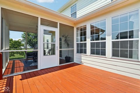 Outdoor living area at 4017 Ivory Court, Carmel, IN
