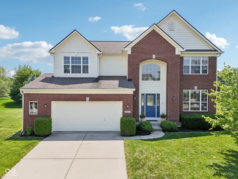 Front exterior at 4017 Ivory Court, Carmel, IN