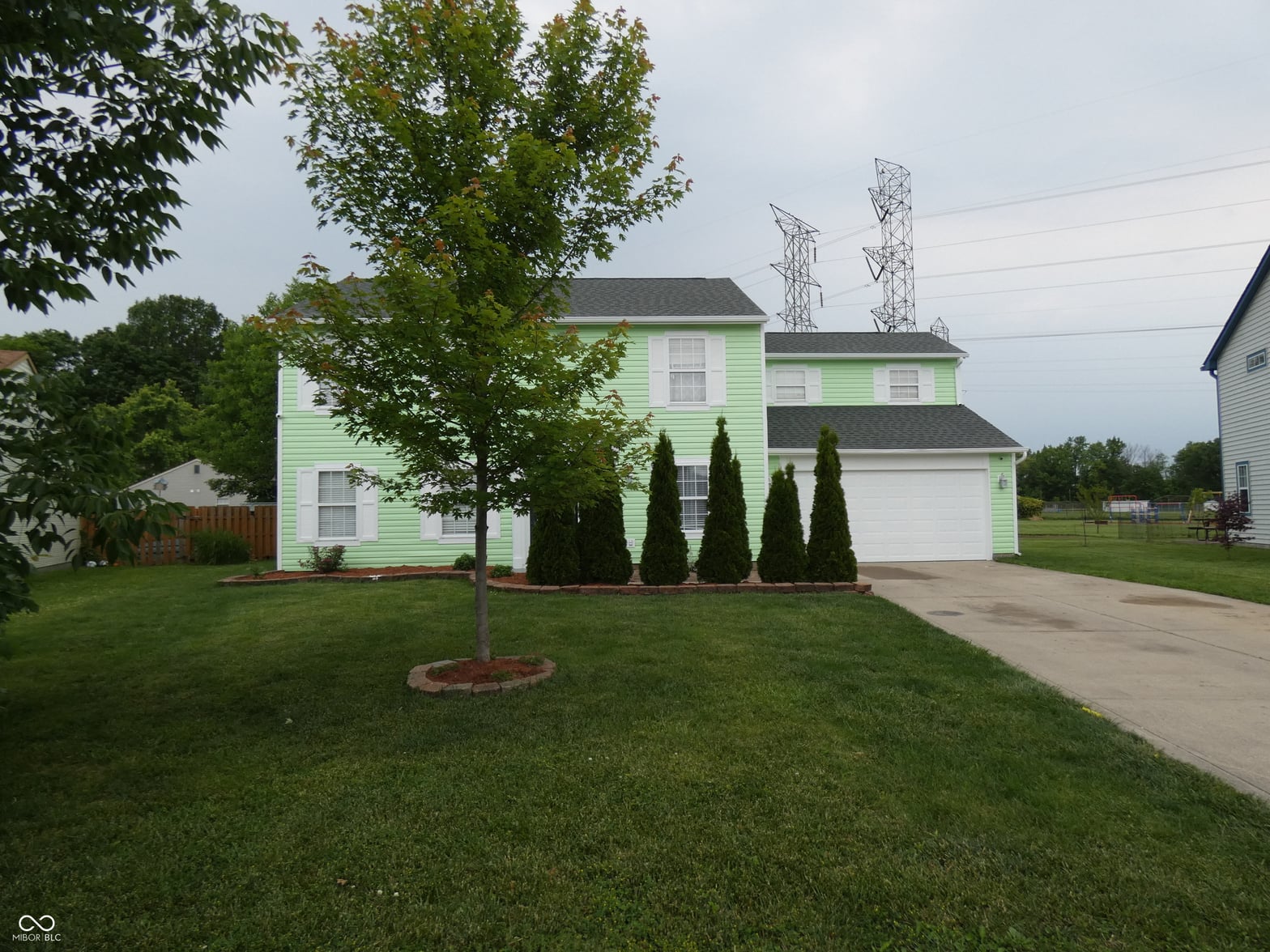 Front exterior at 6714 Colleens Way, Indianapolis, IN