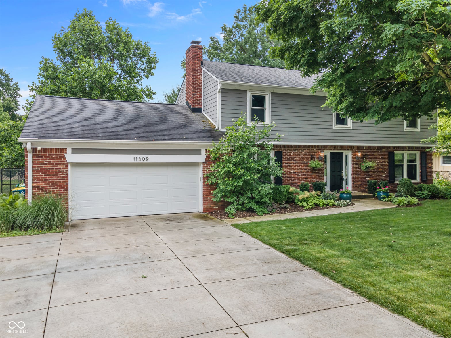 Front exterior at 11409 Haverstick Road, Carmel, IN