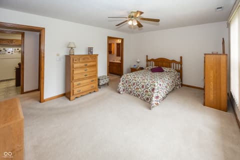 Bedroom at 7632 Sea Crest Way N, Noblesville, IN