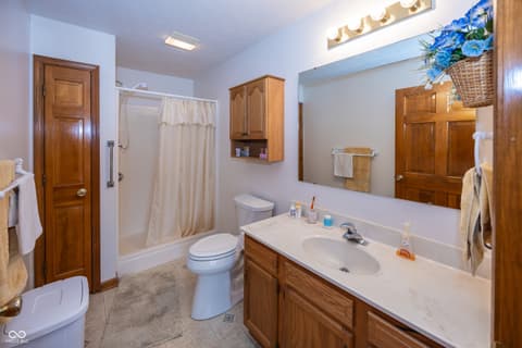 Bathroom at 7632 Sea Crest Way N, Noblesville, IN
