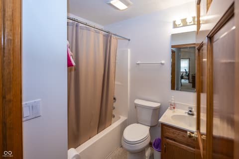 Bathroom at 7632 Sea Crest Way N, Noblesville, IN
