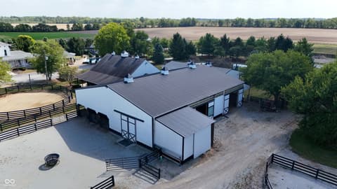 Aerial view at 115 W State Road 38, Pendleton, IN