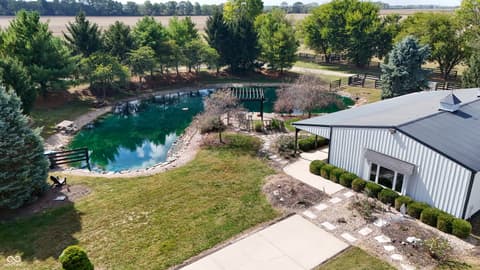 Aerial view at 115 W State Road 38, Pendleton, IN