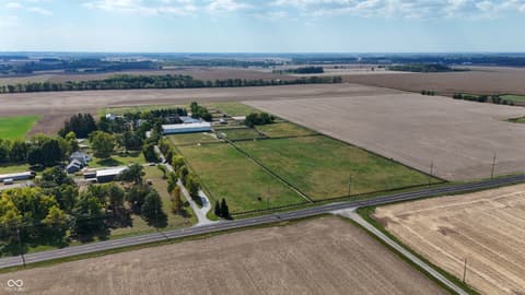 Aerial view at 115 W State Road 38, Pendleton, IN