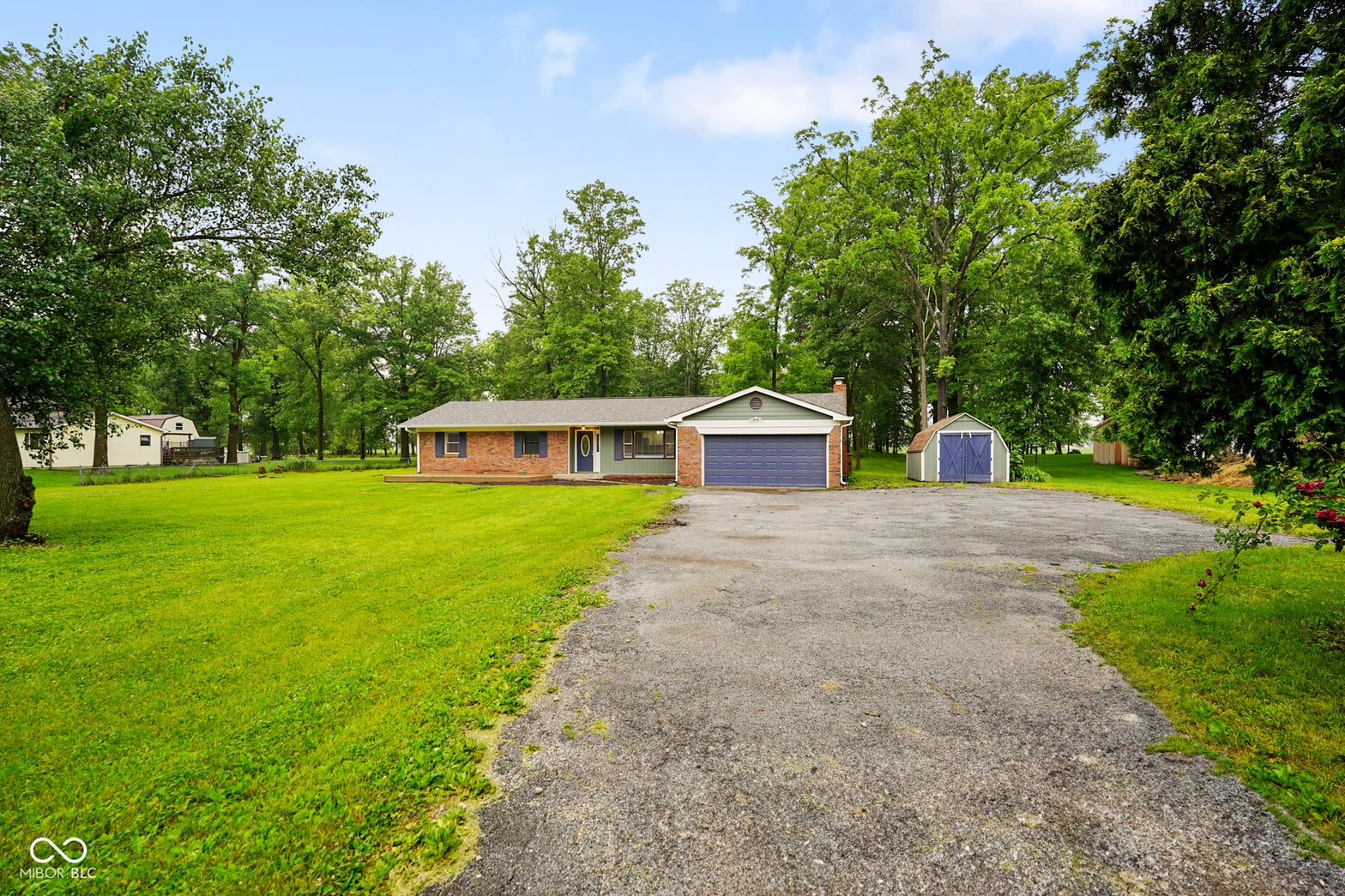 Front exterior at 9378 N County Road 75 W, Lizton, IN