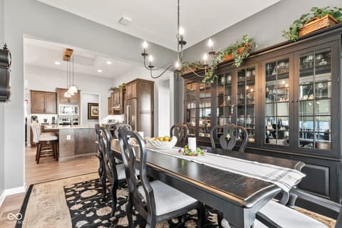 Dining room at 1505 Avondale Drive, Westfield, IN