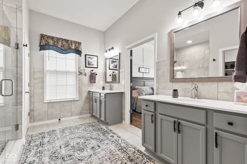 Bathroom at 1505 Avondale Drive, Westfield, IN