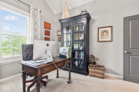 Home office at 1505 Avondale Drive, Westfield, IN