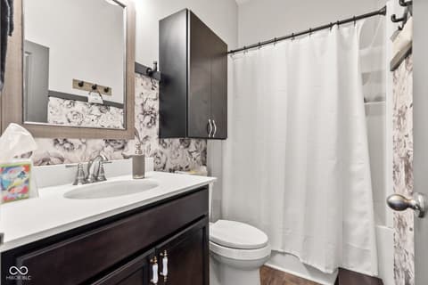 Bathroom at 1505 Avondale Drive, Westfield, IN