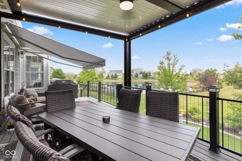Outdoor living area at 1505 Avondale Drive, Westfield, IN