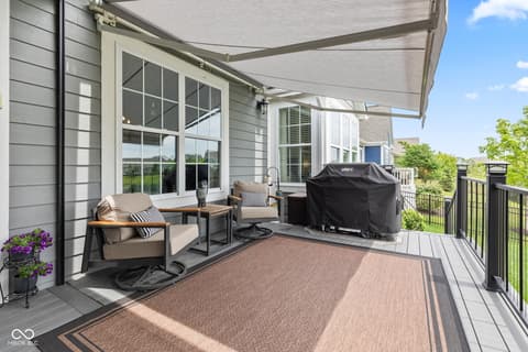 Outdoor living area at 1505 Avondale Drive, Westfield, IN