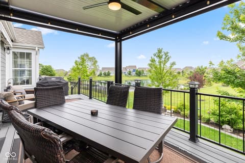 Outdoor living area at 1505 Avondale Drive, Westfield, IN