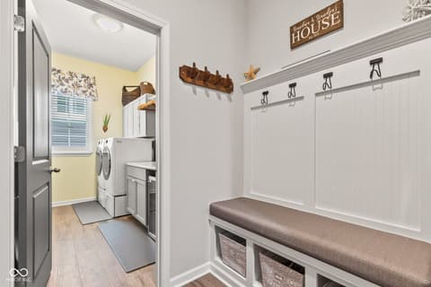 Laundry room at 1505 Avondale Drive, Westfield, IN