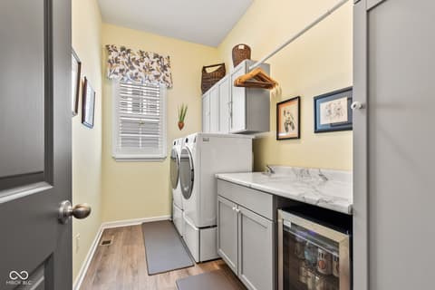 Laundry room at 1505 Avondale Drive, Westfield, IN