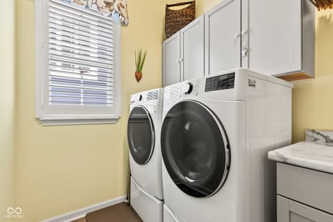 Laundry room at 1505 Avondale Drive, Westfield, IN