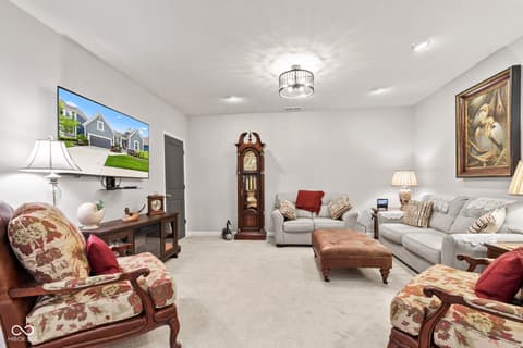 Living room at 1505 Avondale Drive, Westfield, IN
