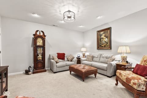 Living room at 1505 Avondale Drive, Westfield, IN