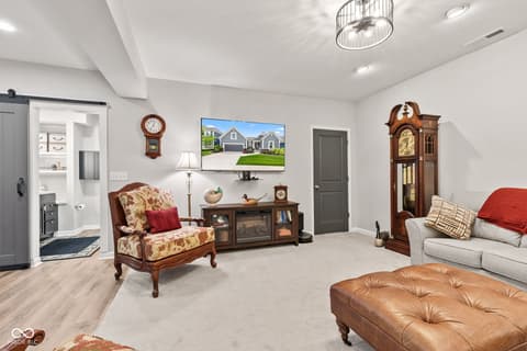 Living room at 1505 Avondale Drive, Westfield, IN