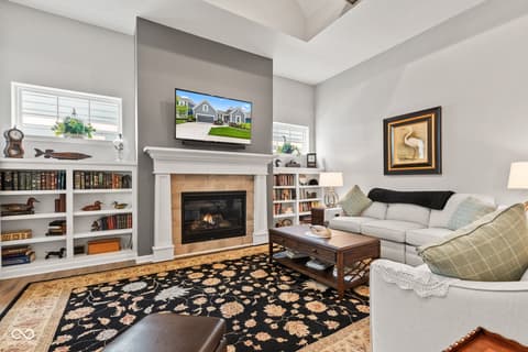 Living room at 1505 Avondale Drive, Westfield, IN