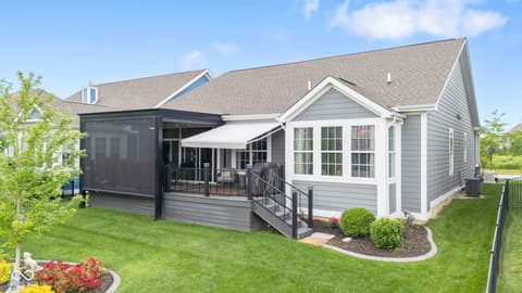 Backyard at 1505 Avondale Drive, Westfield, IN