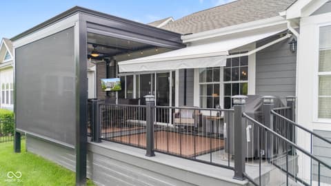 Outdoor living area at 1505 Avondale Drive, Westfield, IN