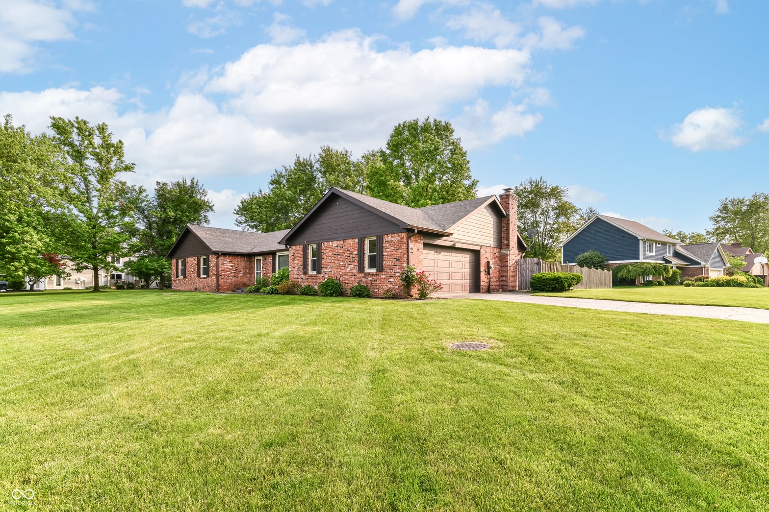 Yard at 206 Banbury Road, Noblesville, IN