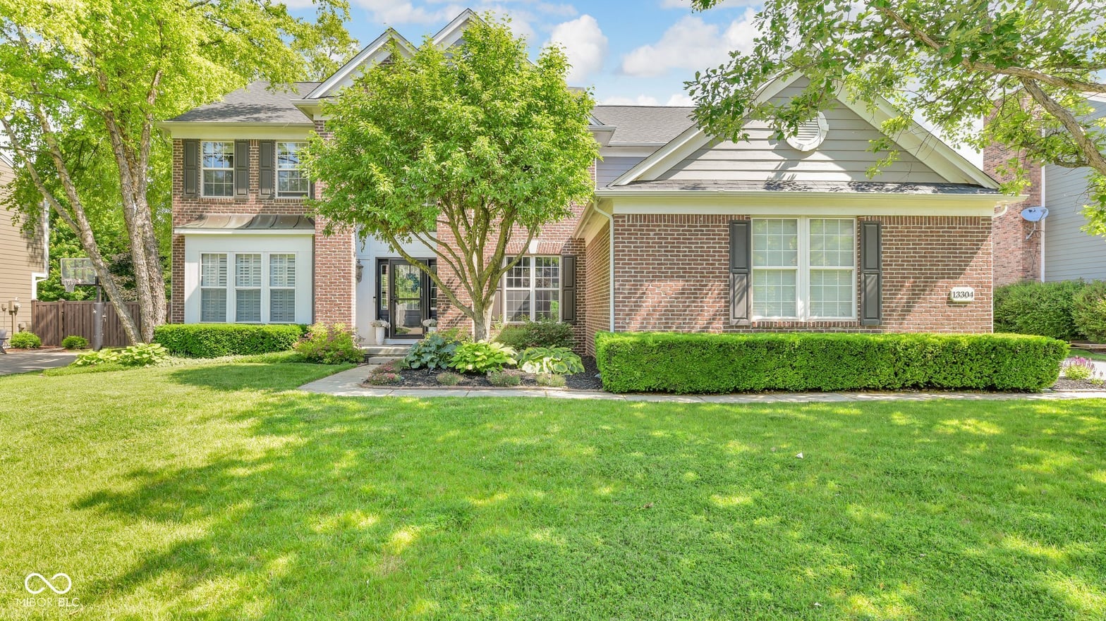 Front exterior at 13304 Landwood Drive, Fishers, IN