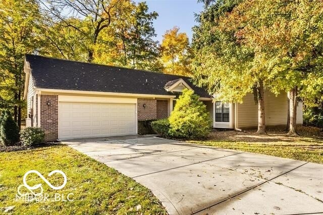Front exterior at 5303 Windridge Drive, Indianapolis, IN