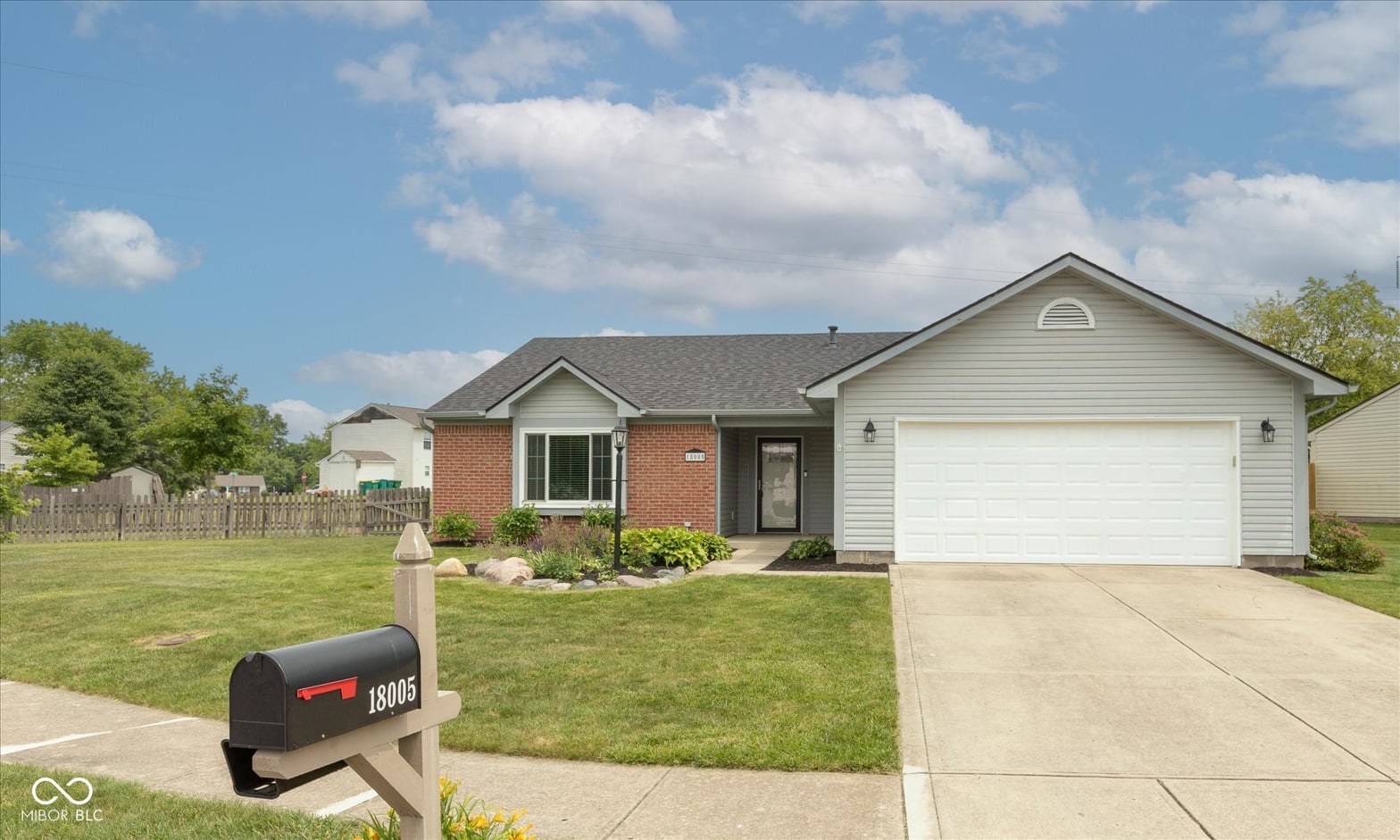 Front exterior at 18005 Gasparilla Court, Westfield, IN