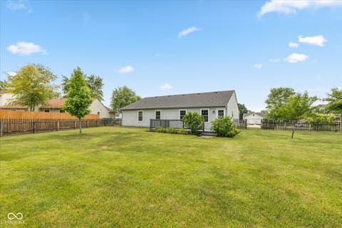 Backyard at 18005 Gasparilla Court, Westfield, IN