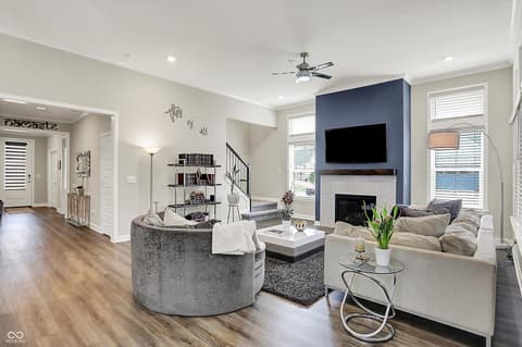 Living room at 1586 Mairn Avenue, Carmel, IN