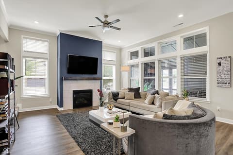 Living room at 1586 Mairn Avenue, Carmel, IN