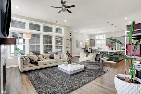 Living room at 1586 Mairn Avenue, Carmel, IN