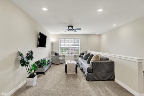 Living room at 1586 Mairn Avenue, Carmel, IN