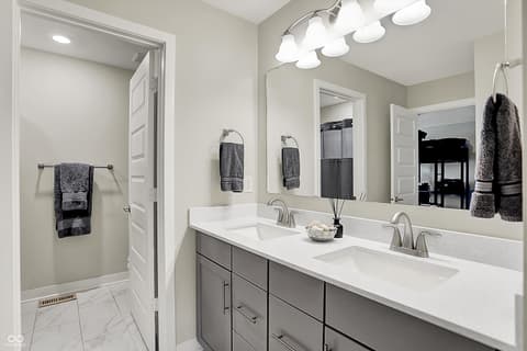 Bathroom at 1586 Mairn Avenue, Carmel, IN