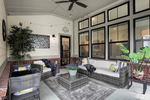 Outdoor living area at 1586 Mairn Avenue, Carmel, IN