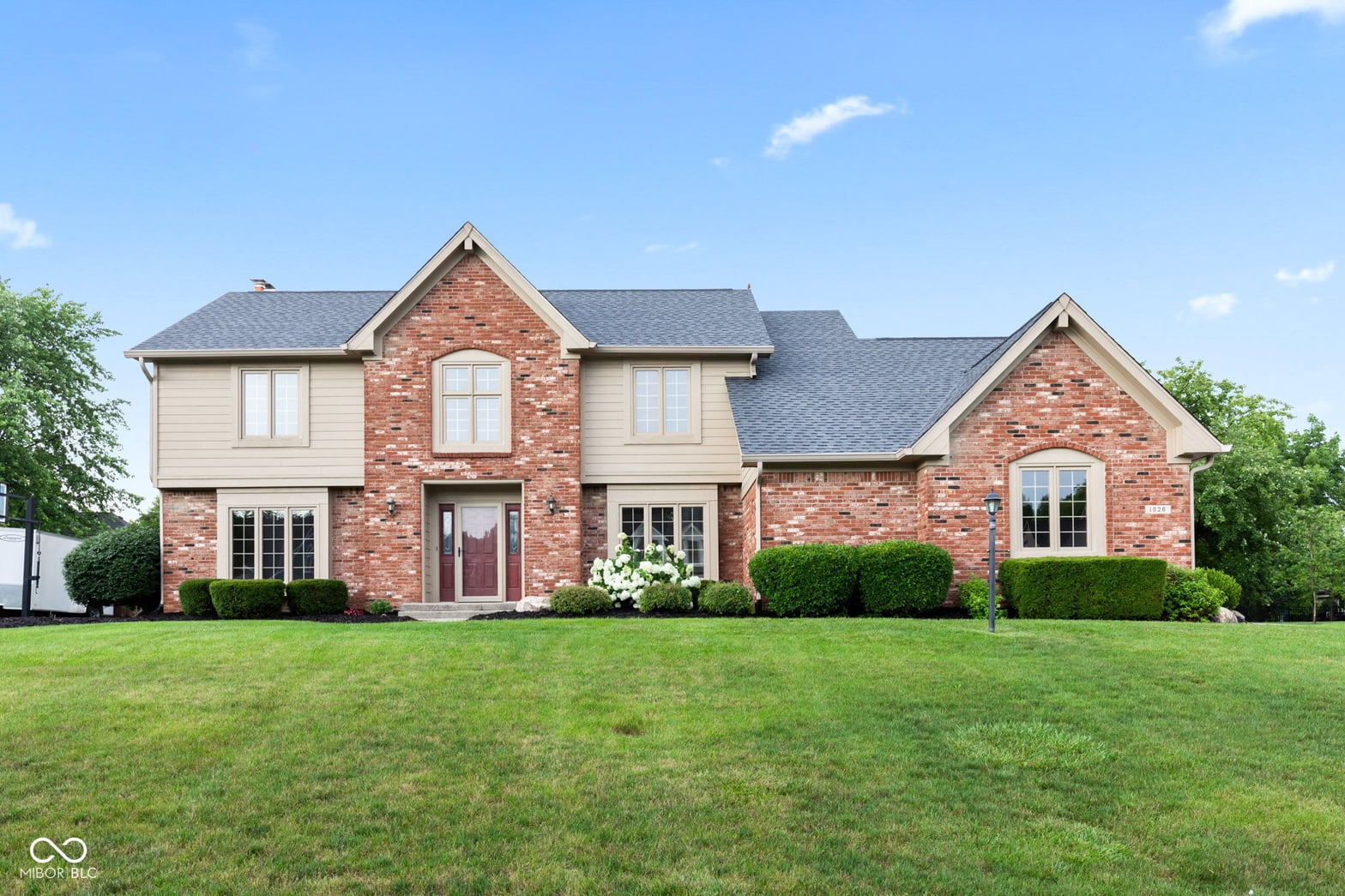 Front exterior at 1826 Spruce Drive, Carmel, IN