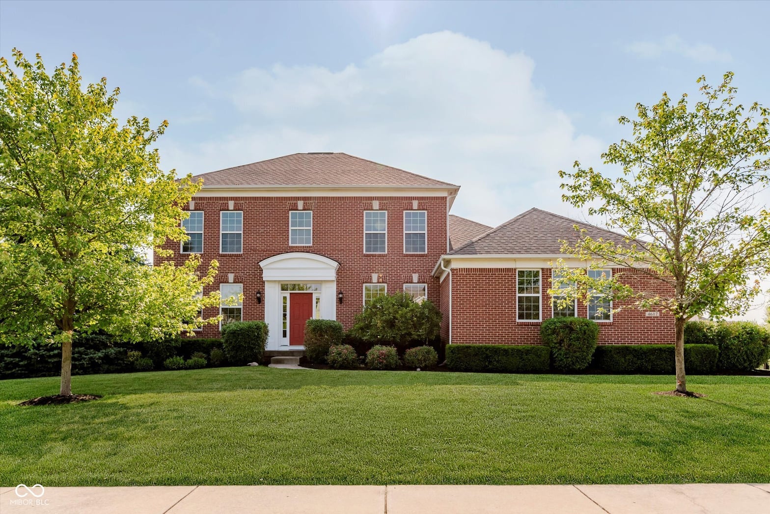 Front exterior at 4617 S Cobblestone Drive, Zionsville, IN