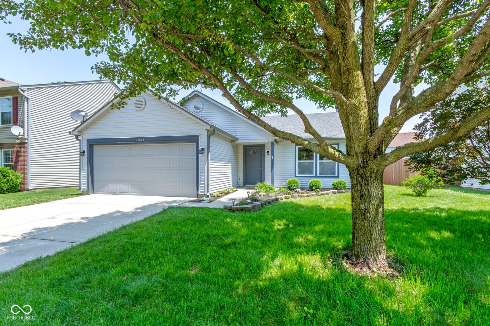 Front exterior at 14255 Holly Berry Circle, Fishers, IN