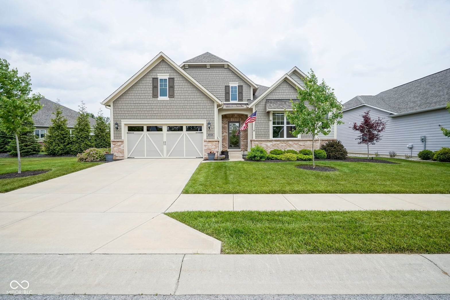 Front exterior at 16209 Natures Way, Westfield, IN