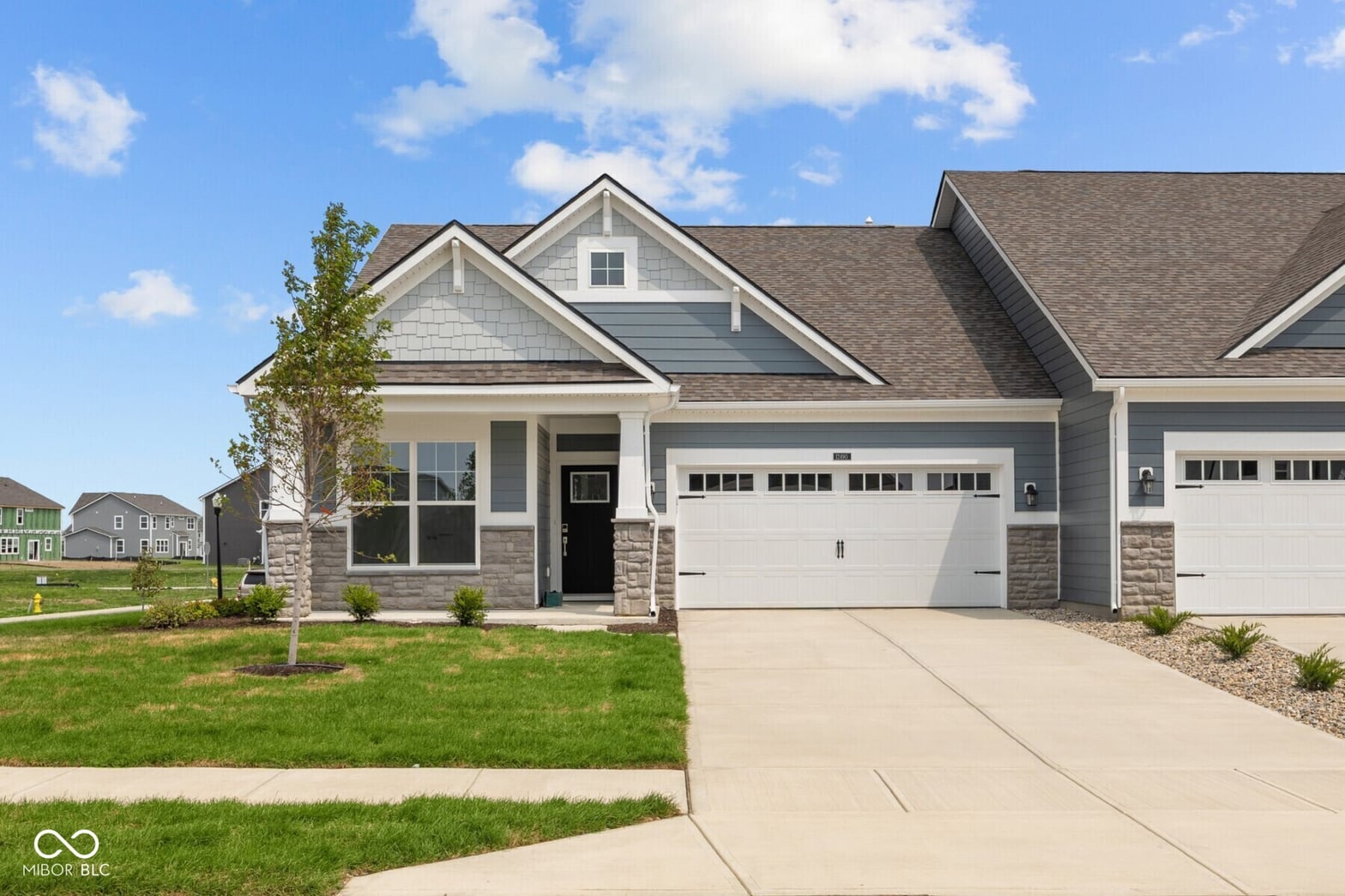 Front exterior at 12490 Morning Ridge Way, Noblesville, IN