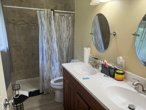 Primary bathroom at 1308 Phillips Drive, Indianapolis, IN